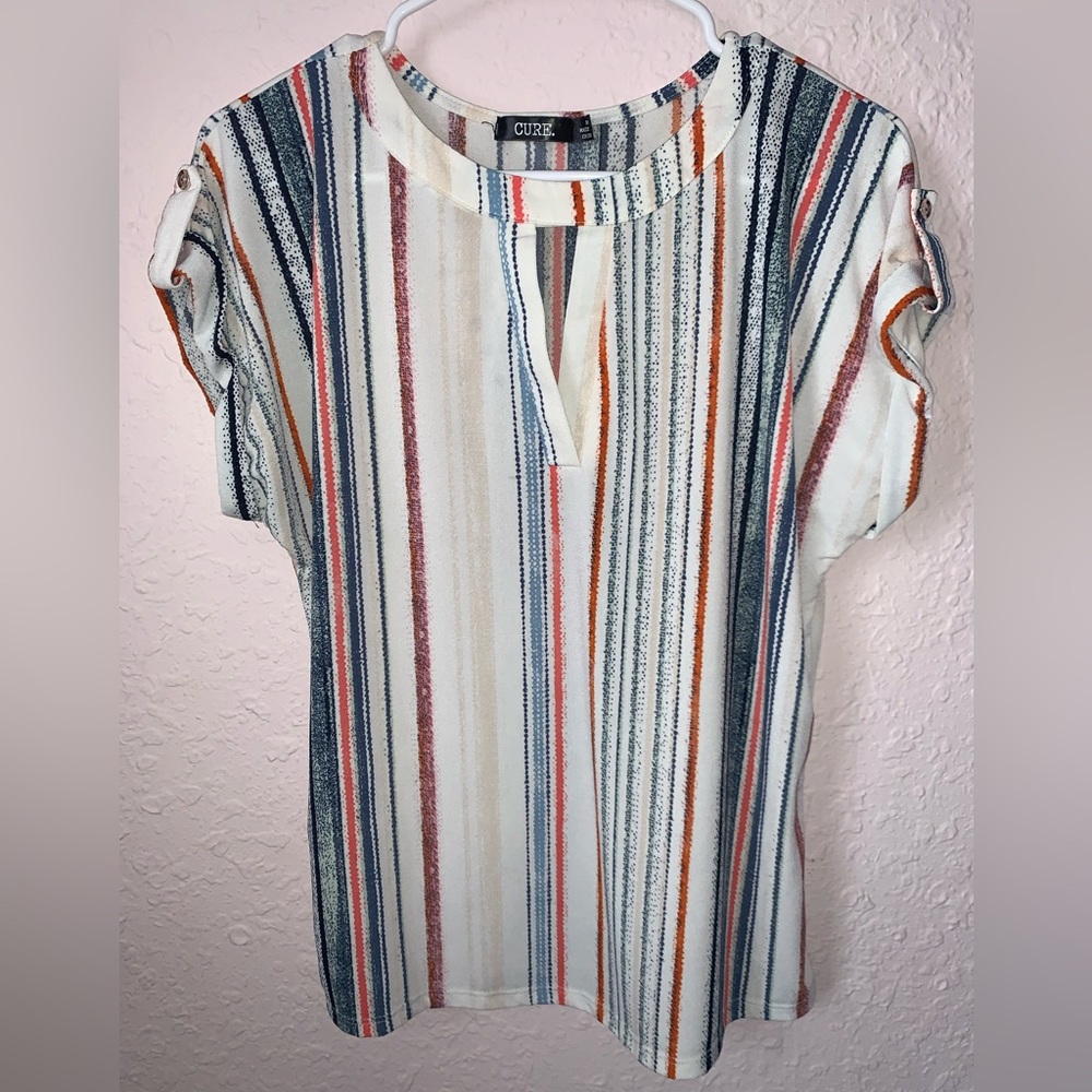 Beautiful colorful women’s blouse.